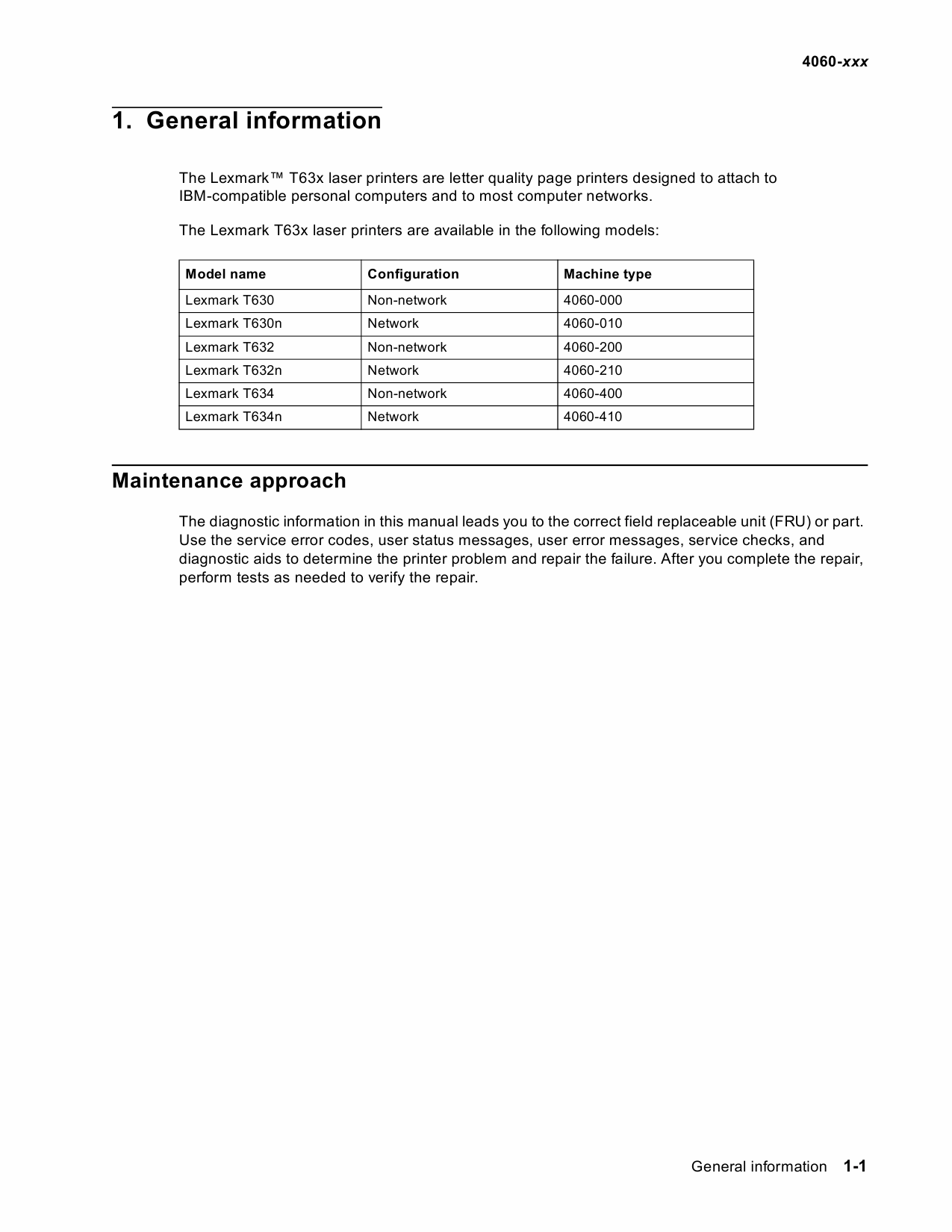 Lexmark T T630 T632 T634 4060 Service Manual-2